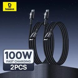 Baseus Cable USB-C a USB-C de 100 W para carga rápida
