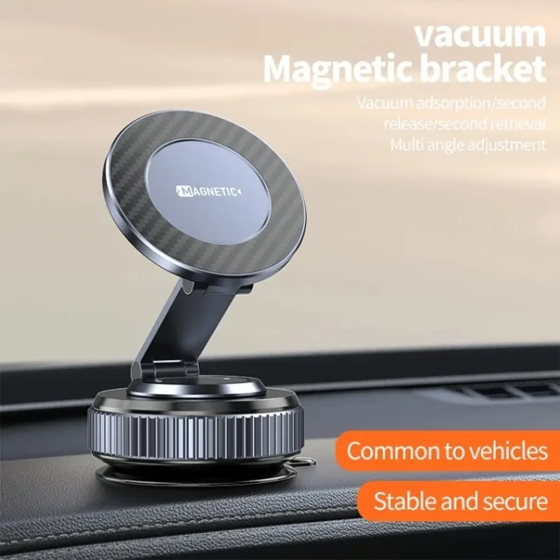 Soporte magnético plegable para teléfono para coche 360 °   Soporte móvil del tablero del parabrisas de la succión del vacío del coche del escritorio de la rotación para el iPhone Samsung - imagen 2