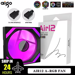 Aigo AIR12 Ventilador PC 120 mm ARGB PWM Refrigeración CPU