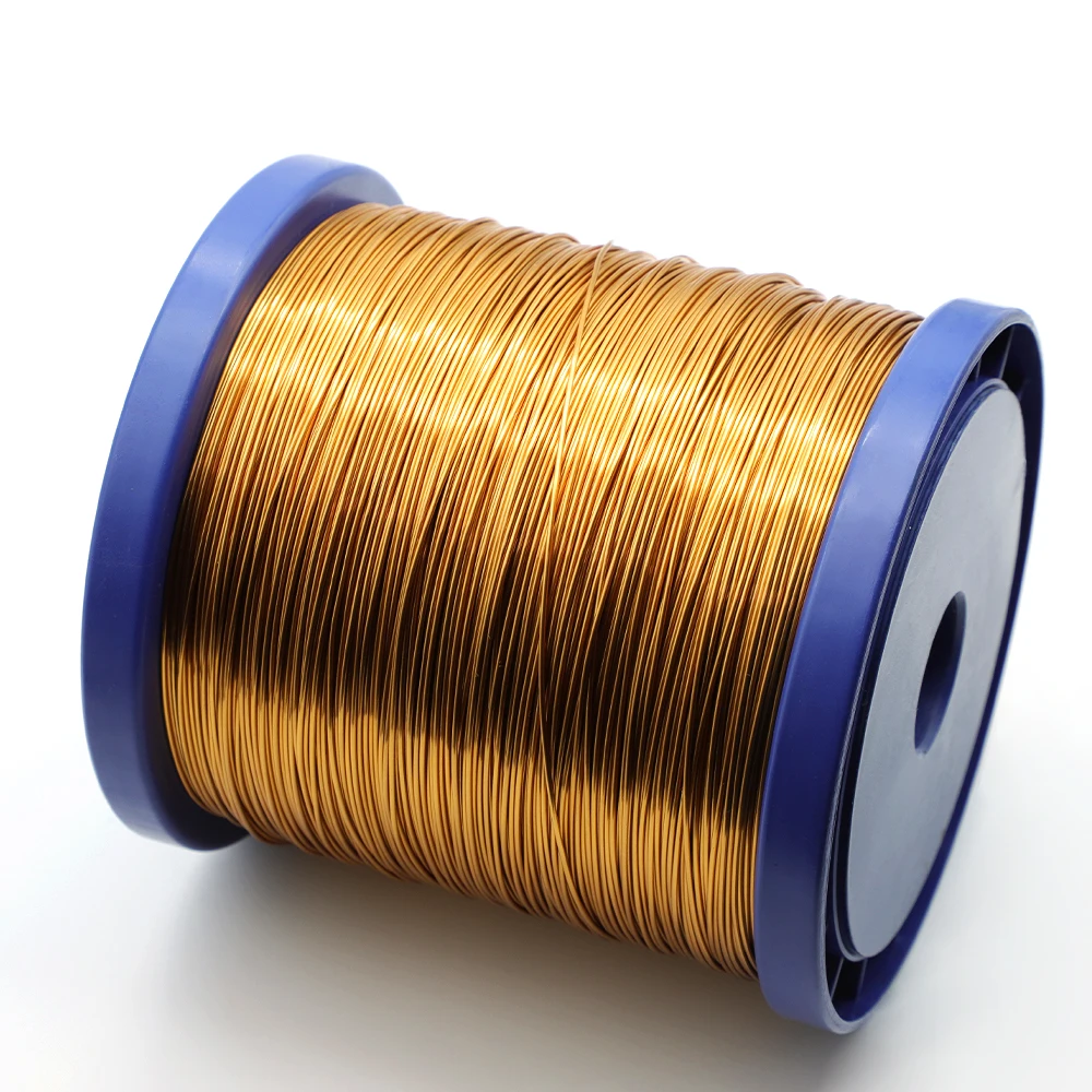 1000g QA-1/155 CCA alambre esmaltado de aluminio revestido de cobre de soldadura directa alambre esmaltado de poliuretano 0,15-1,2mm alambre CCA esmaltado - imagen 2