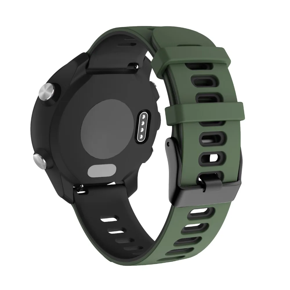 Correa de 22mm para Garmin Forerunner 965 265 745 255M Correa de reloj pulsera de silicona Vivoactive 4 Venu 2 pulseras de repuesto Correa - imagen 4