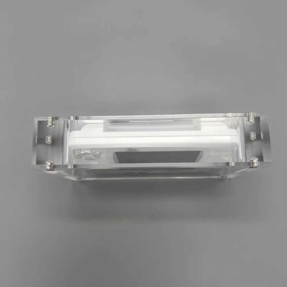 Para Wonder Swan Color para WSC caja de almacenamiento de consola con cubierta magnética acrílica de alta transparencia caja de exhibición - imagen 3