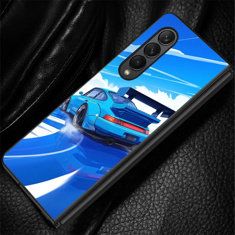 Funda trasera de teléfono para Samsung Galaxy ZFold7 Z Fold 7 6 5 4 3 ZFold6 ZFold5 ZFold3 ZFold4 Cool Car Sports - imagen 2