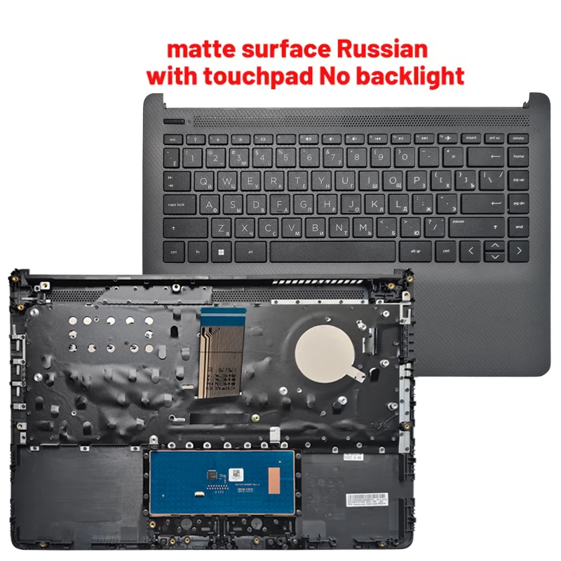 Nuevo para HP Pavilion 14-CF 14-DF 14-DK 14S-DK 14S-CF 240 G8 US/español/latino teclado del ordenador portátil reposamanos superior - imagen 5