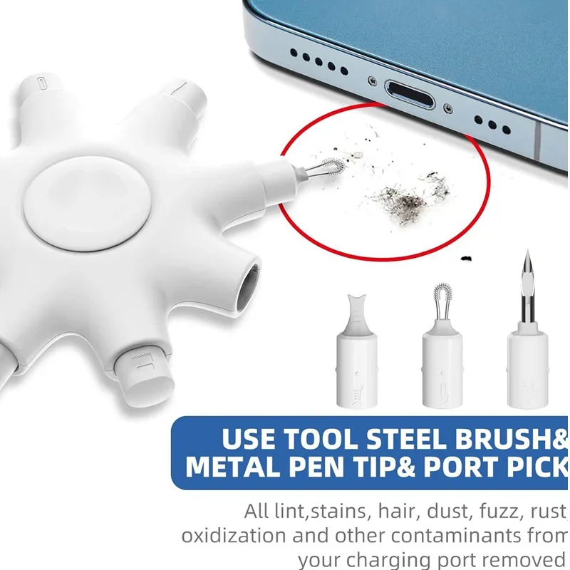 Masilla de limpieza creativa, Kit de limpieza creativo, cepillo de limpieza portátil práctico, herramienta de limpieza, reloj - imagen 2