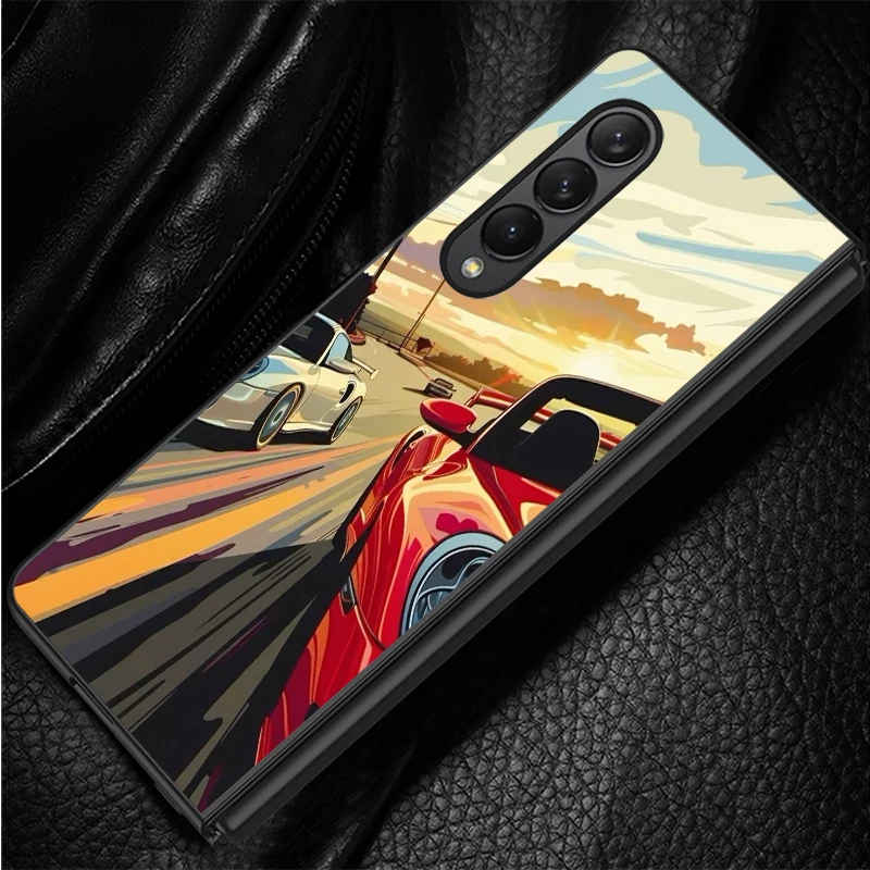 Funda trasera de teléfono para Samsung Galaxy ZFold7 Z Fold 7 6 5 4 3 ZFold6 ZFold5 ZFold3 ZFold4 Cool Car Sports - imagen 5
