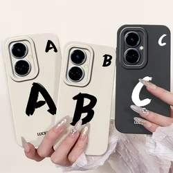 Funda silicona Tecno Camon 19 Pro 5G letras de la suerte anticaídas