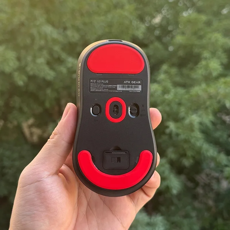 1 Juego de patines de ratón Meow Gaming Gear MGG Ultraglide para ATK U2 SE/PROMAX/ Plus Control de silencio de freno pies de velocidad deslizadores de hielo PTFE