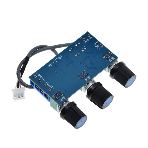 XH-M567 TPA3116D2 Módulo de placa amplificadora digital 2.0 Audio de doble canal 80W DC12-24V de alta potencia - imagen 4