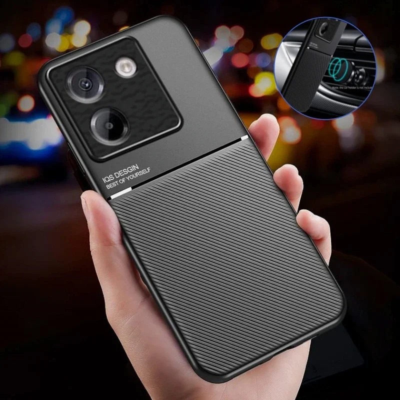 Funda para Xiaomi Poco M7 Pro 5G Funda de teléfono de cuero de lujo para PocoM7Pro Poko Little M 7 Pro M7Pro 5G Funda con soporte magnético para coche - imagen 2