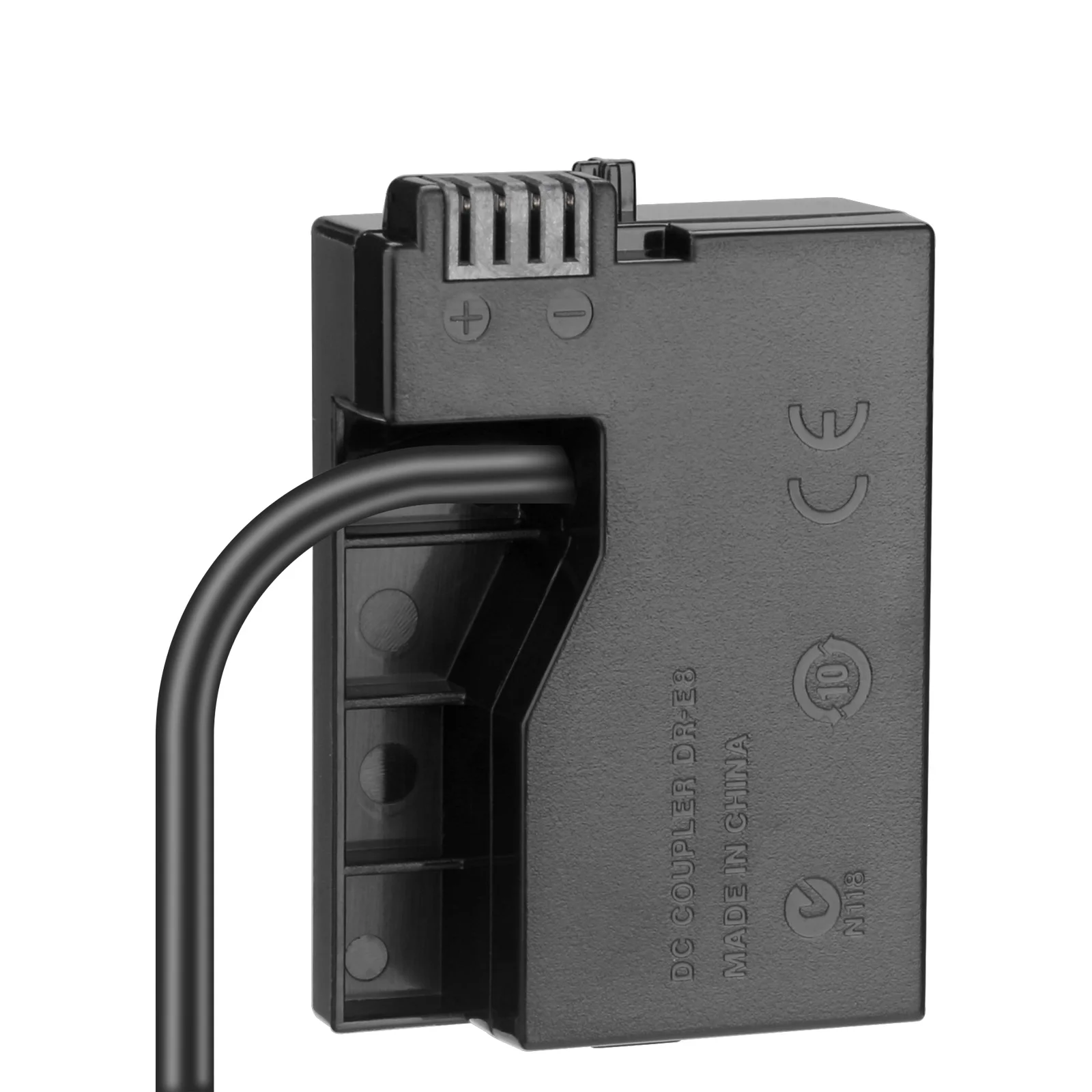 Batería ficticia de USB-C a DR-E8, Cable adaptador de LP-E8, reemplazo de USB-C para cámaras Canon EOS 550D, 600D, 650D, 700D DSLR - imagen 2