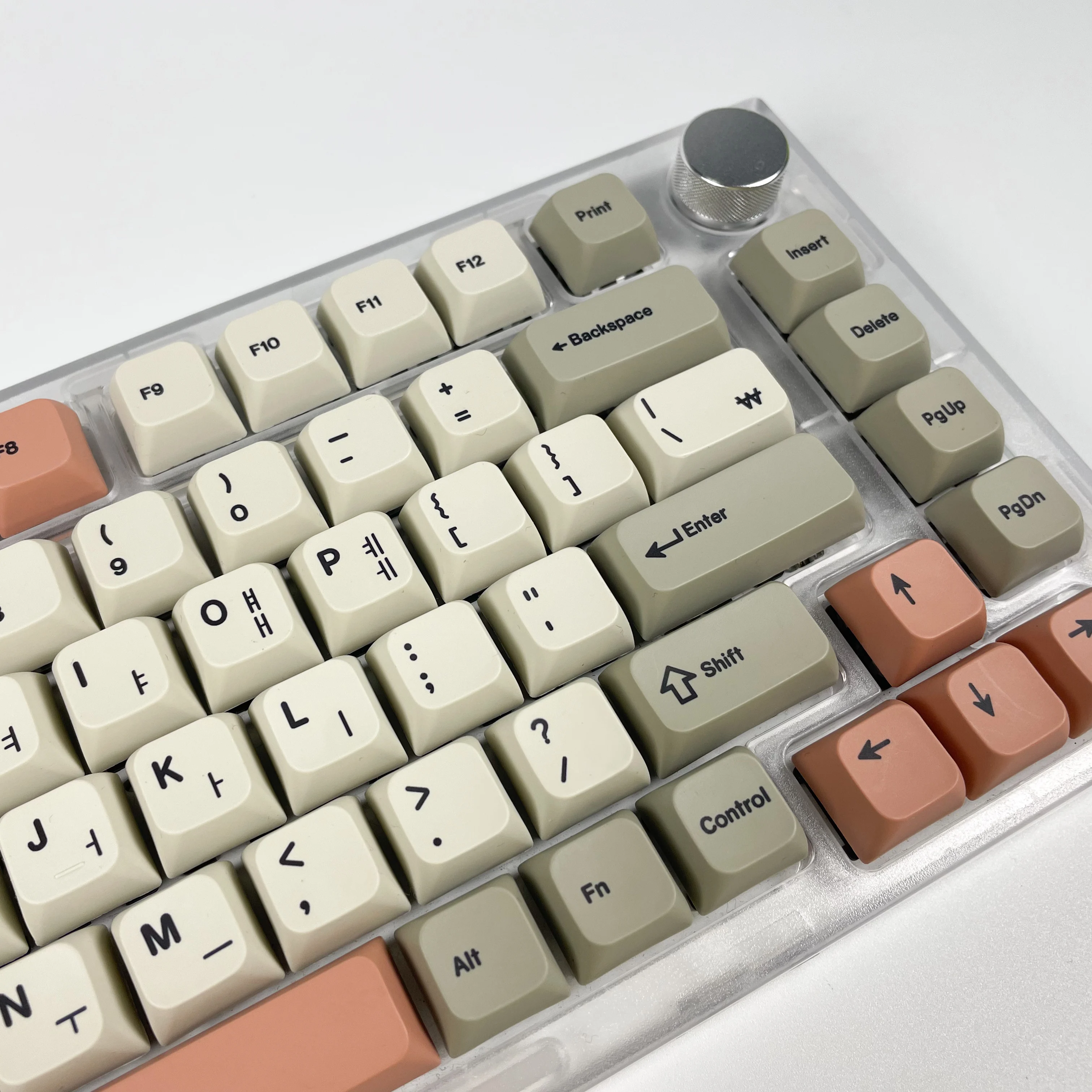 XDA PBT Keycaps coreano inglés ruso japonés 9009 Set tinte Sub Keycap para Cherry Mx Switch Teclado mecánico 61 75 82 98 teclas - imagen 2