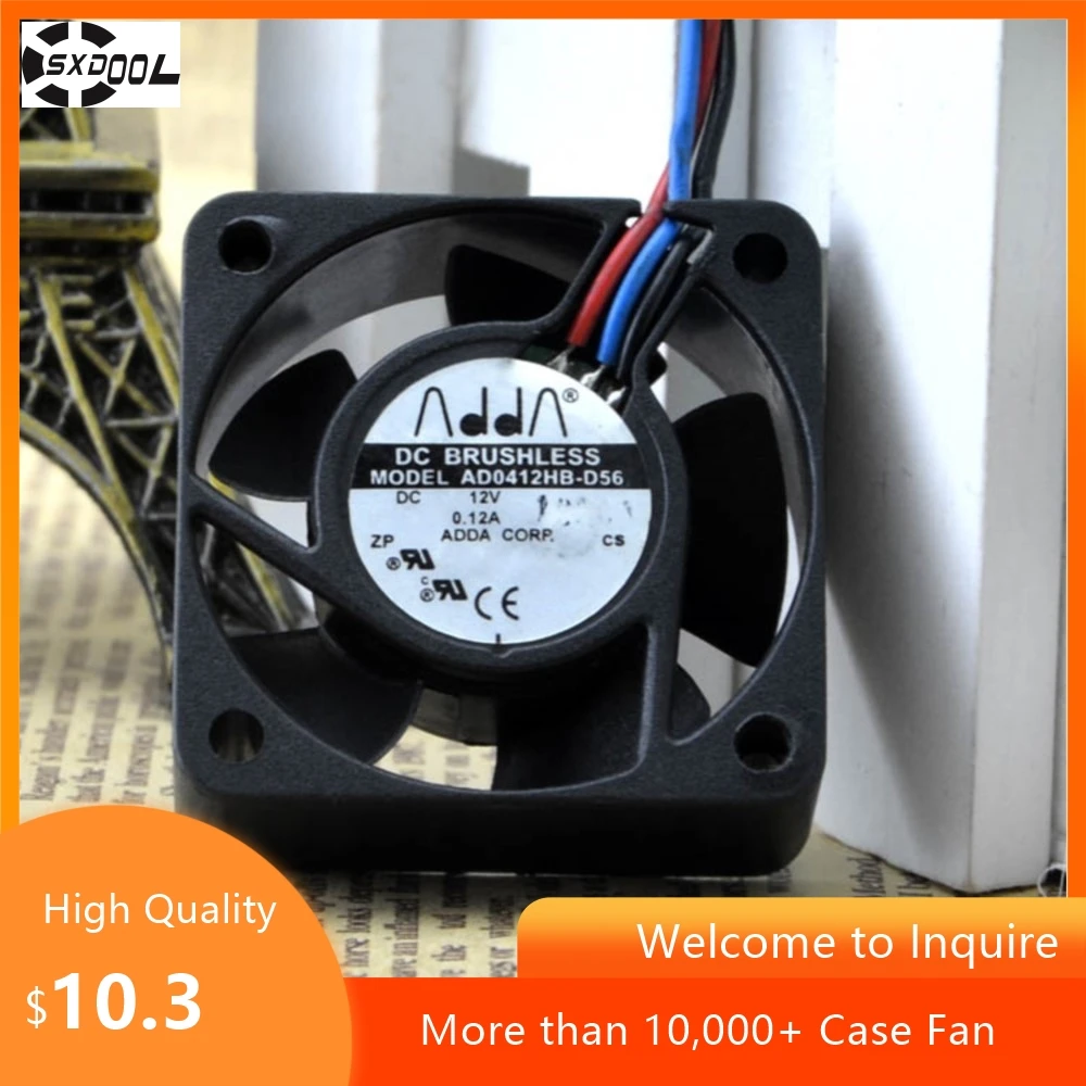 Ventilador de 40 mm ADDA4cm1U Ventilador con interruptor de servidor 4020 12 V 0.12 A AD0412HB-C56 - imagen 3