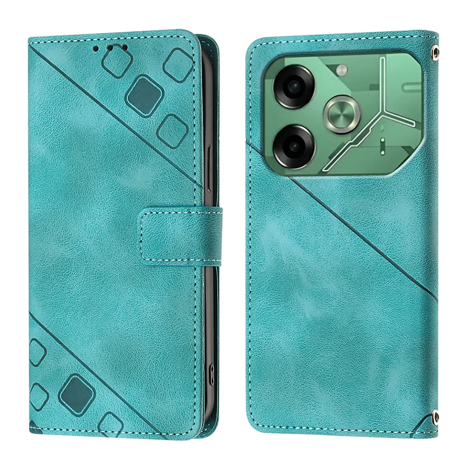 Funda de cuero PU para Tecno Pova 6 4G, carcasa con bolsillo para tarjetas, protección completa para teléfono - imagen 5