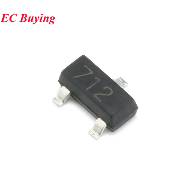 10 UDS-100 Uds SM712.TCT SM712 712 SOT23 PSM712-LF-T7 SOT-23 televisores asimétricos RS485 7/12V diodo de protección contra rayos y estática - imagen 2