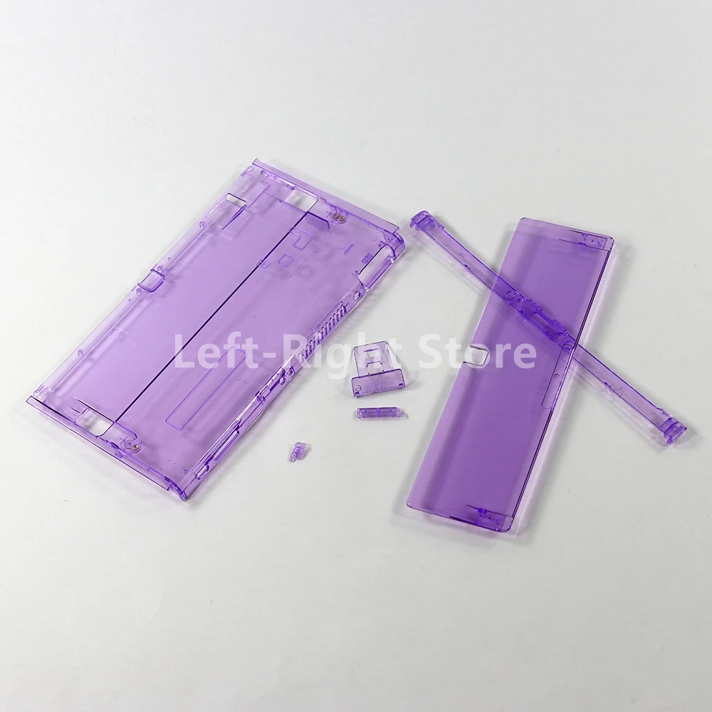 Protector de controlador OLED para Switch, carcasa transparente para consola de juegos, juego completo de funda transparente de repuesto para juegos