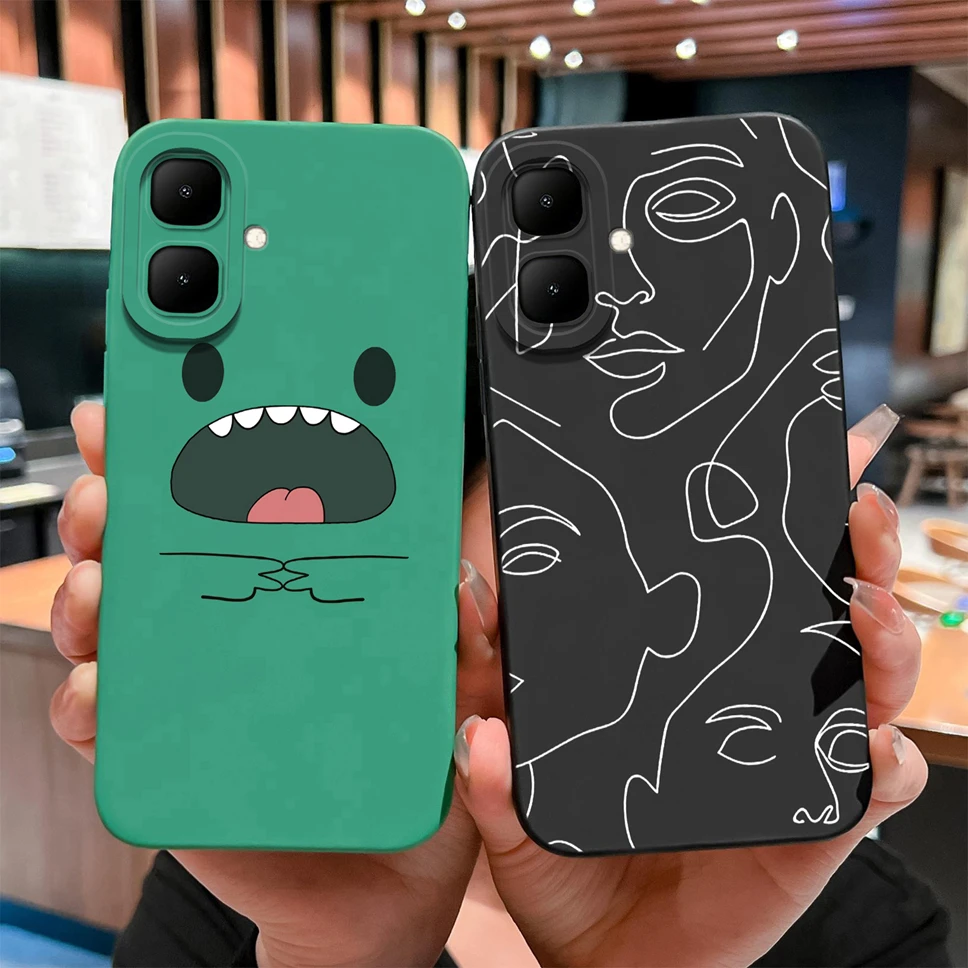 Fundas para Infinix Smart 10 Shell encantador astronauta de dibujos animados suave cubierta de teléfono de silicona líquida para Infinix Smart10 Funda Coque - imagen 2