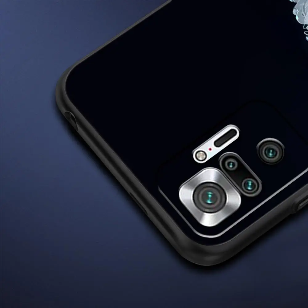 Funda de teléfono de lujo con flor de loto para Xiaomi Redmi Note 14 13 12 5G 9S 9 10 11 Pro Plus 9T 14C 13C 12C 10C 9C 9A, funda suave - imagen 2