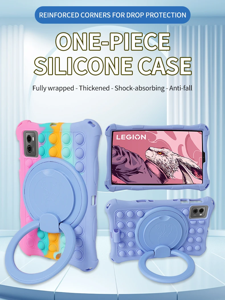 Diseño A de funda silicona Legion Y700 en varios colores