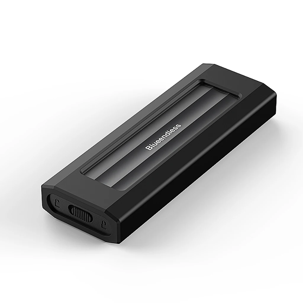 Caja USB tipo C SSD USB3.1, caja de disco duro externo de 10Gbps para M.2 NGFF NVME SATA B & M Key/M Key 2230 2242 2260 2280 SSD - imagen 5