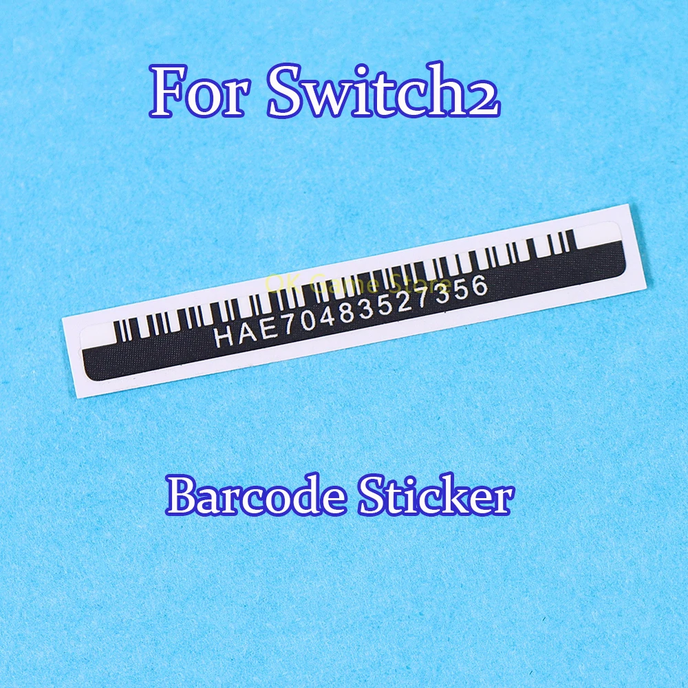 500 Uds. De repuesto para etiqueta adhesiva de código de barras Switch2, pegatina de código de barras antidesmontaje para accesorios de consola de juegos NS2 Switch2 - imagen 5