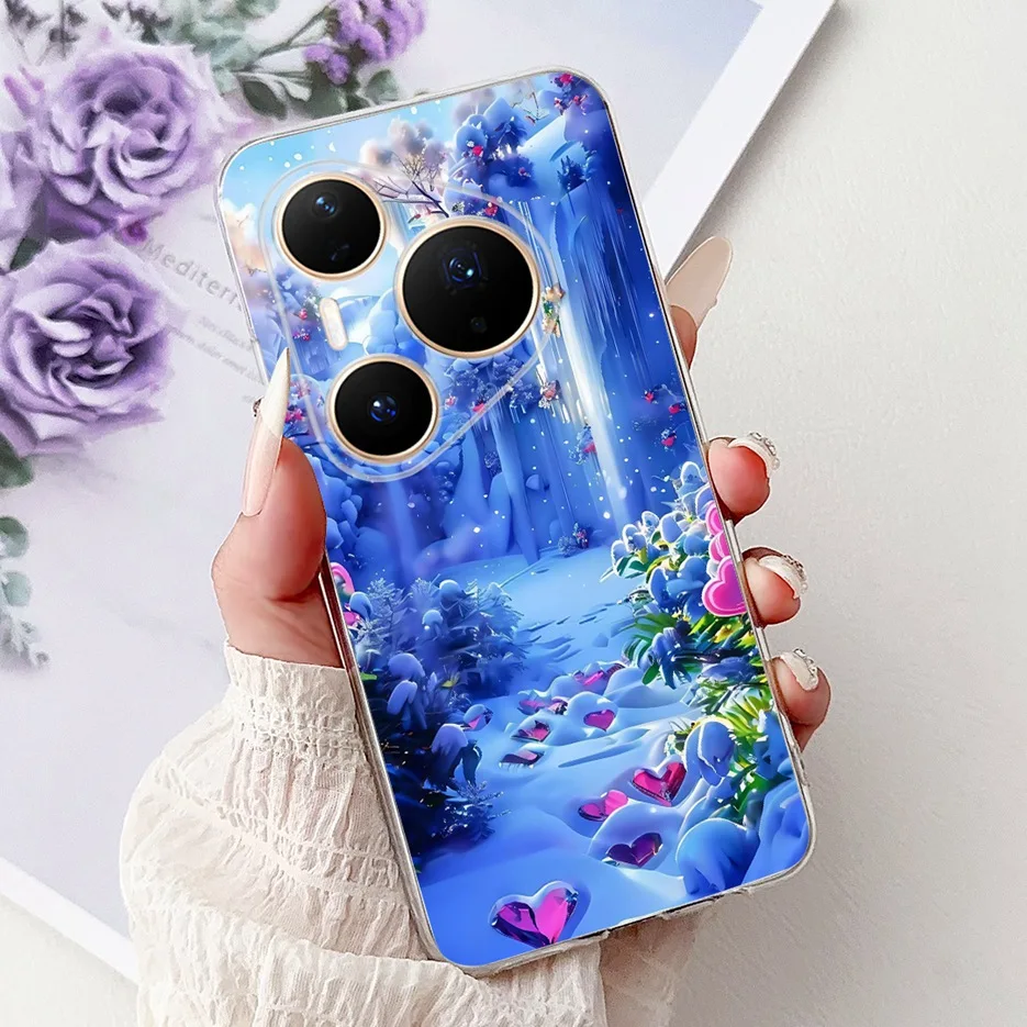 Para Huawei P80 Pro Plus funda LMR-AL10 bonita funda pintada a la moda funda de teléfono suave y delgada para Huawei Pura 80 Ultra Pura80 Pro + Shell - imagen 4