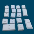 Keypad keys White