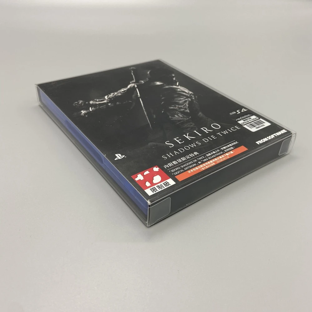Protector de caja transparente para Sony PlayStation 4/PS4/especial para fundas de papel, cajas de recogida, carcasa de juego, estuche de exposición transparente - imagen 2