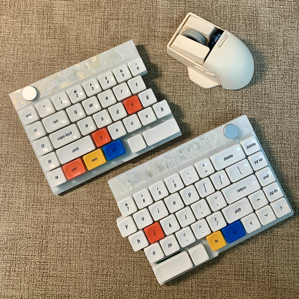 Tema del tiempo LCK PBT teclas de perfil bajo 60%-108% diseño Teclado mecánico de eje transversal teclas ultrafinas teclado numérico/varilla espaciadora/Kit Ergo