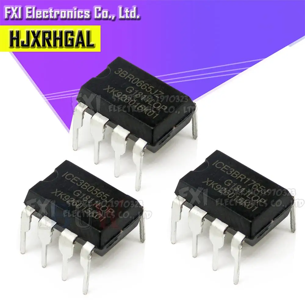 5 uds ICE3B0365J ICE3B0565J ICE3BR0665JZ ICE3BR1765J DIP8 DIP nuevo original ICE3B0365 ICE3B0565 ICE3BR0665 ICE3BR1765