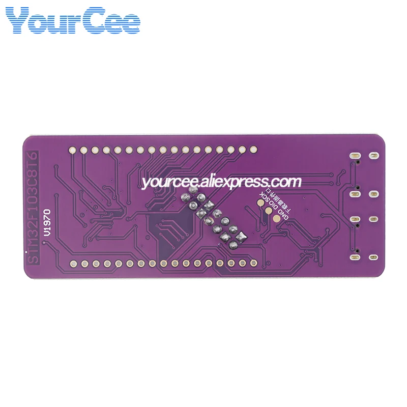 Módulo de placa de sistema de desarrollo STM32F103C8T6, quemador de simulación ST-LINK V2 integrado, descarga de puerto serie TTL - imagen 5