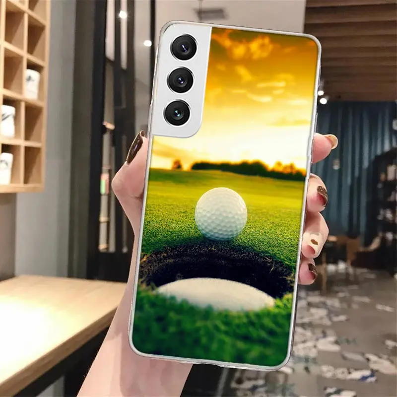 Funda de teléfono de silicona deportiva de Golf moderna para Samsung Galaxy S23 S24 S25 Ultra S21 Plus S20 FE S22 S10 + Funda de borde Galaxy S23 - imagen 5