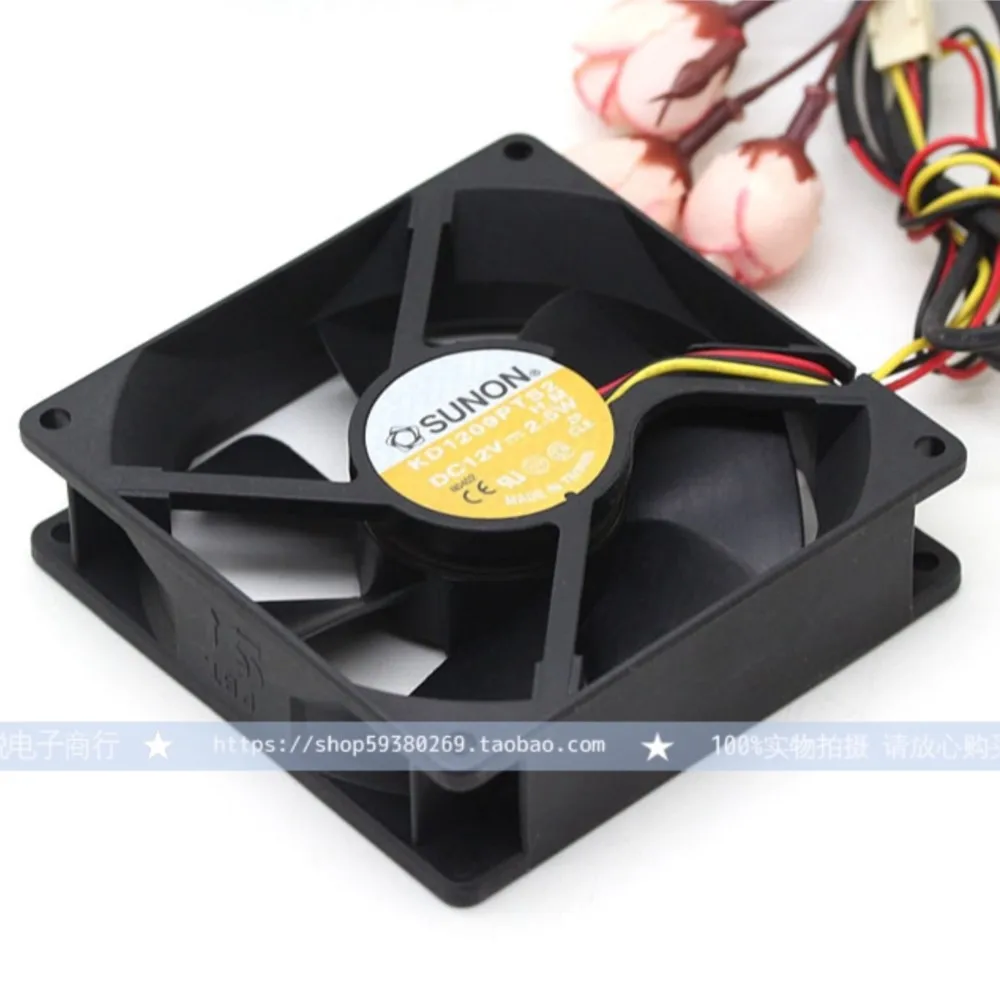 Para SUNON 9225 KD1209PTS2 12V 2,5 W 9CM Cable silencioso Control de velocidad chasis ventilador de refrigeración PC y servidor - imagen 5