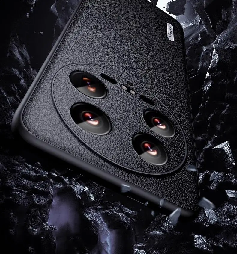 Funda de cuero PU suave para Xiaomi Mi 14 13 Ultra, carcasa protectora trasera para Xiaomi Mi 14 13 12 11 Pro 12X - imagen 5