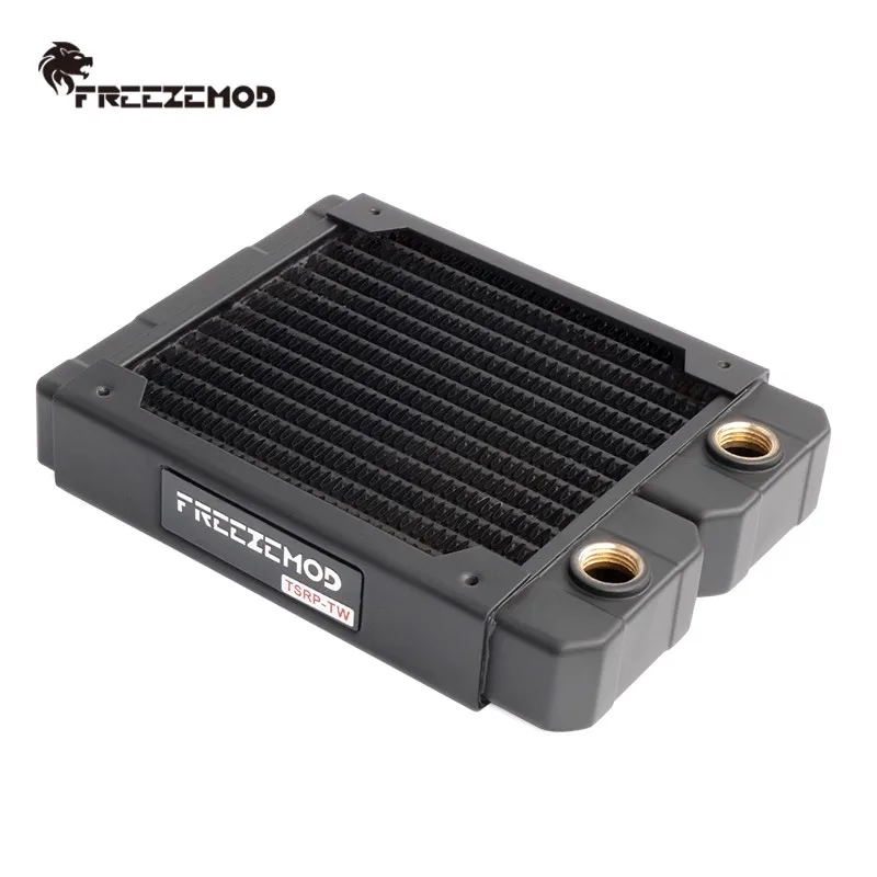 Radiador de cobre Mod G1/4 ", 30MM de espesor, negro/refrigerador de agua, soporte de fila, ventiladores de 12CM, disipador térmico de PC 120 240 360 480MM - imagen 4