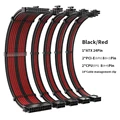 Black Red 5Cables
