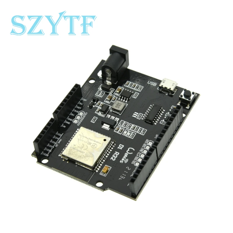 Para Wemos D1 ESP32 ESP-32 WiFi Bluetooth compatible 4MB Flash UNO D1 R32 módulo de placa CH340 CH340G Placa de desarrollo - imagen 5