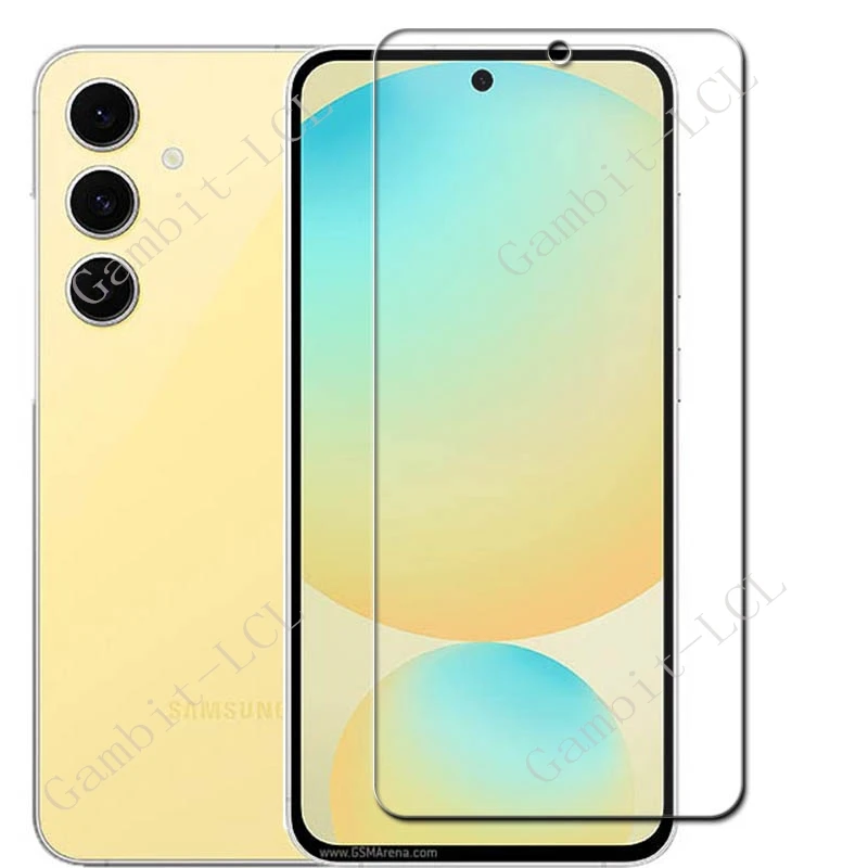 2 uds HD para Samsung Galaxy S24 FE 6,7 "cubierta protectora de vidrio templado en GalaxyS24FE S24FE SM-S721B película protectora de pantalla - imagen 2