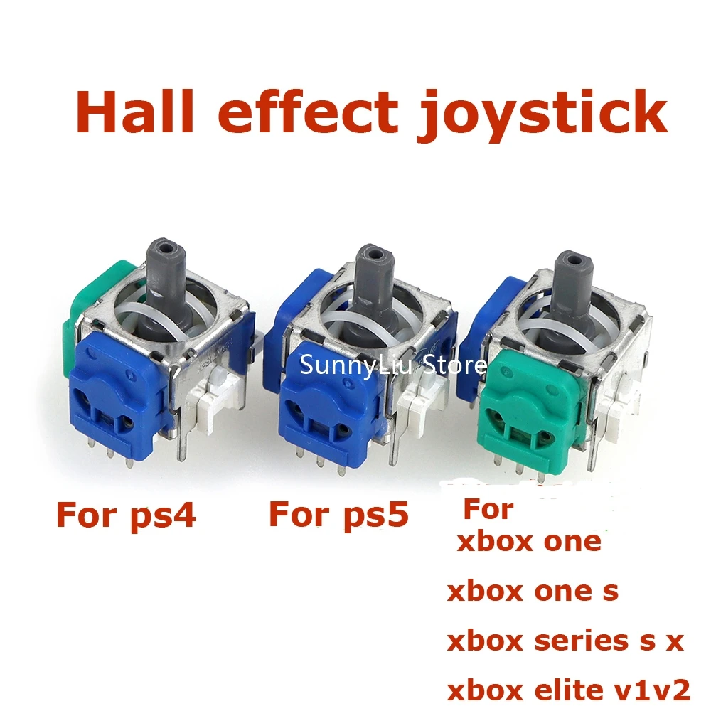 Para controlador de módulo de Joystick de efecto Hall para PS4 030 040 050 Joystick de Sensor analógico Hall para PS5 Xbox One xbox one s series s