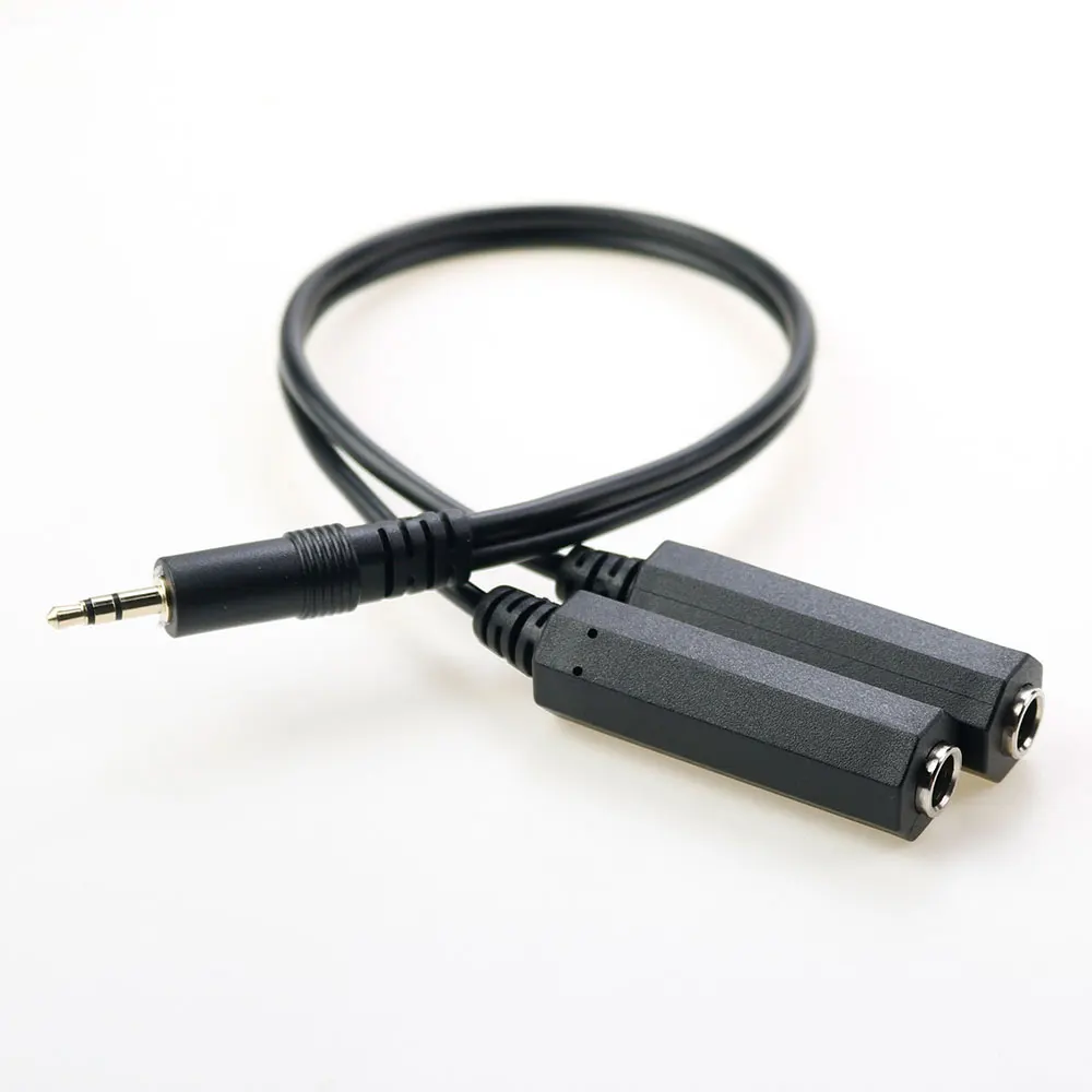 Cable adaptador divisor de 3,5mm macho a 6,35 hembra, cable de Audio 3,5 macho a 6,35mm hembra, línea de transferencia ESTÉREO - imagen 2