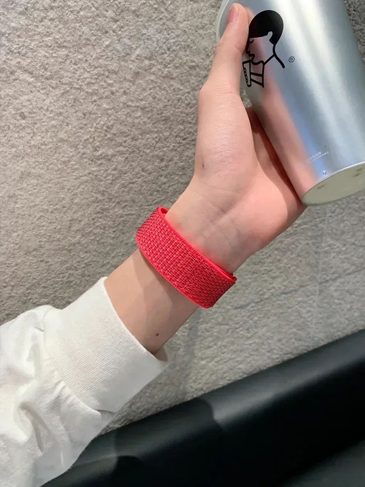 Correa de 20mm/22mm para Amazfit GTS 4-3-2-2e-Mini correa GTR 42/47mm GTR 4/2e pulsera de nailon correa Amazfit bip/pace correa de reloj - imagen 3