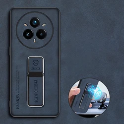 Funda Realme 14 Pro Piel Oveja Mate Antigolpes Soporte