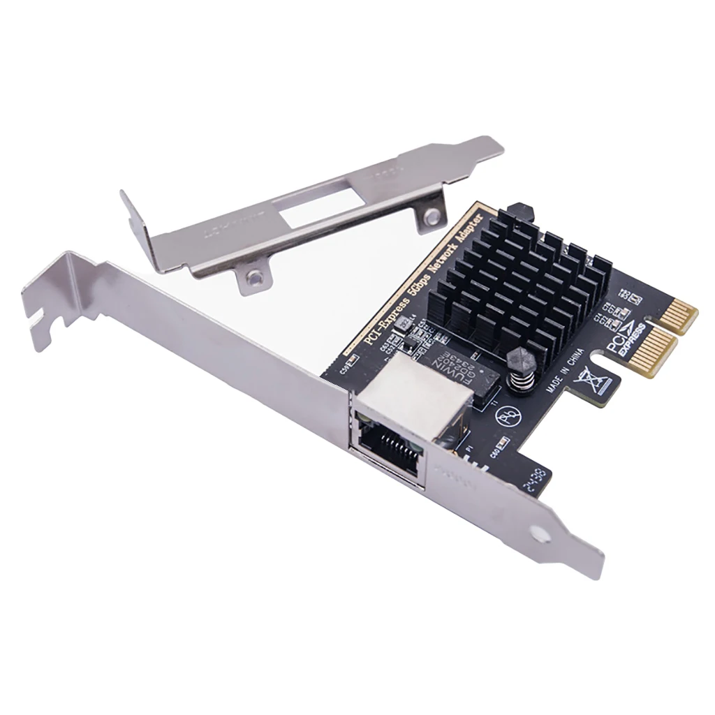 Tarjeta de red PCIE 5G Gigabit Ethernet PCI Express X1 a RJ45 PCI-E RT8126 Chip PCI-E LAN NIC 5000Mbps 1Gbps/5Gbps para escritorio - imagen 3