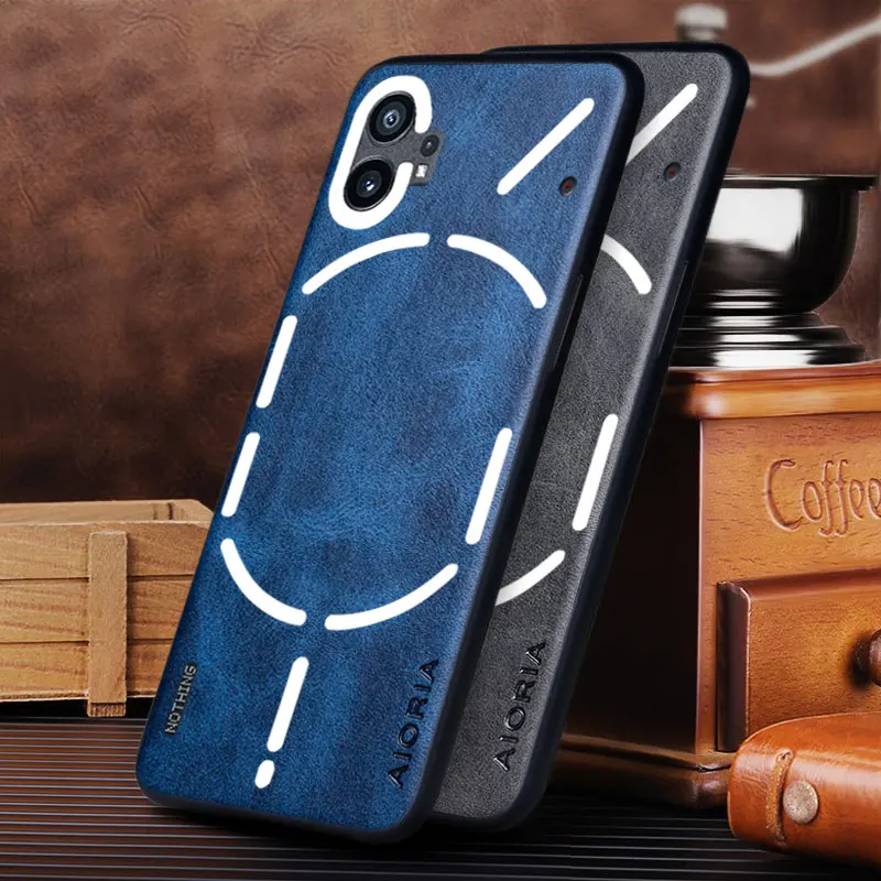 Funda para nada teléfono 1 2 Phone1 funda fina a prueba de golpes mate funda trasera de cuero para nada phone2 phone1 funda capa