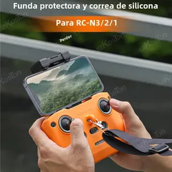 Funda Silicona DJI RC N3/N2/N1 Protectora con Correa Antipolvo