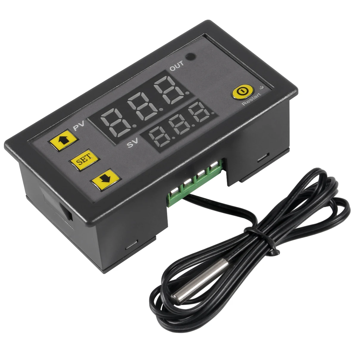 Minicontrolador de temperatura Digital W3230, regulador de termostato, termorregulador de Control de calefacción con Sensor, 12V, 24V, 220V - imagen 5