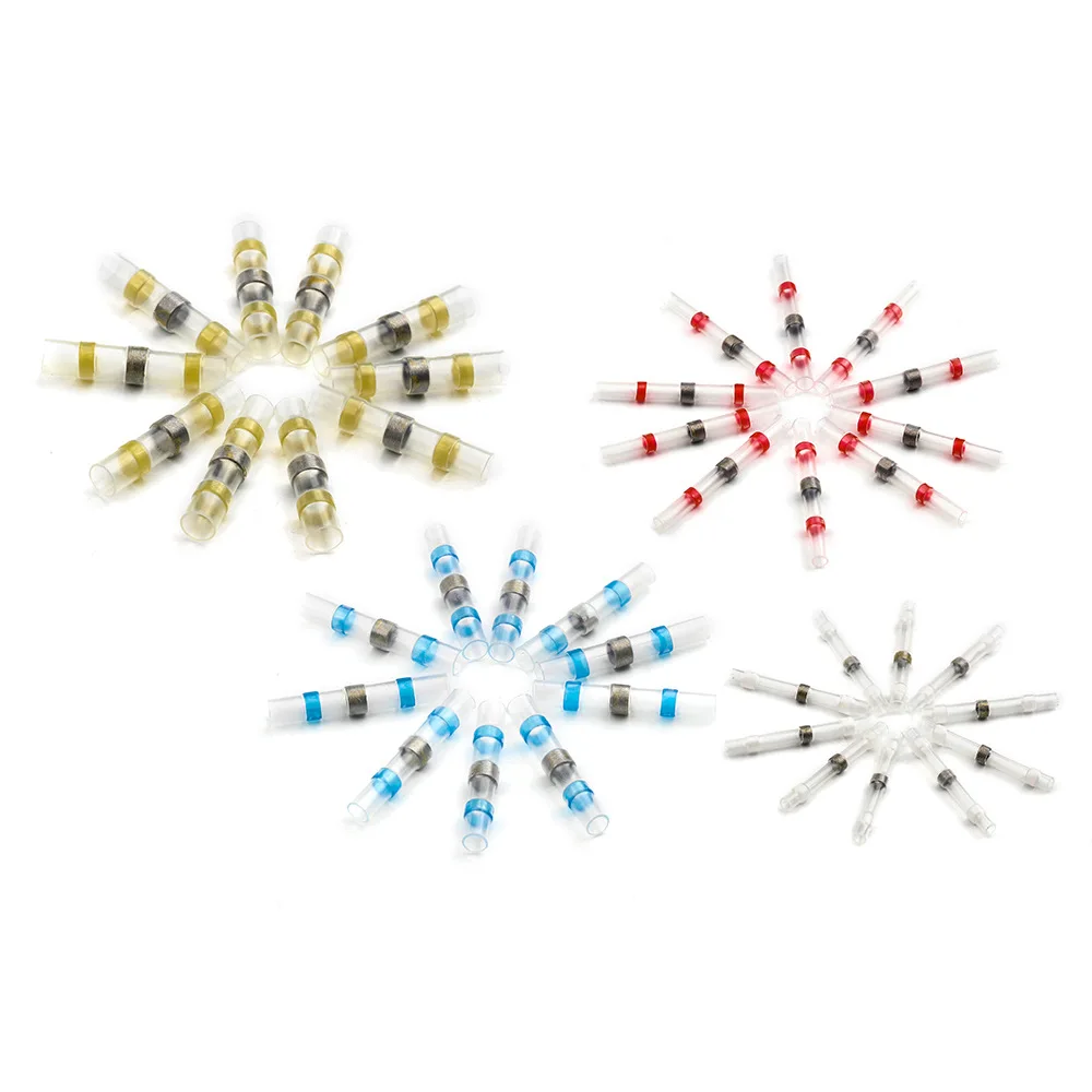 Conector de Cable de coche eléctrico de contracción térmica empaquetado en caja, terminales de extrusión de soldadura, bloque de terminación de Cable, 50 Uds. - imagen 5