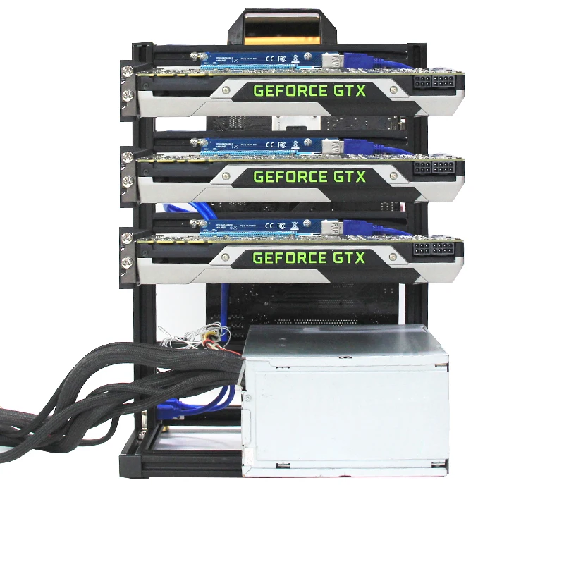 Torre E-ATX 4GPU – Refrigeración de Alto Flujo en Rack Abierto - imagen 4