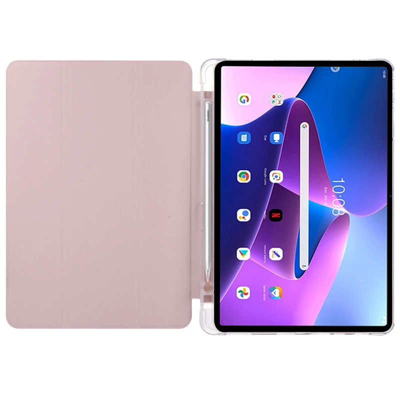 Funda para Lenovo Tab M10 Plus Funda de 3. a generación de silicona suave de 10,6 pulgadas con portalápices para Xiaoxin Pad 2022 TB125FU 128FU - imagen 5