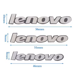 Pegatinas de logotipo de metal para computadora portátil, decoración DIY, pegatinas de metal para computadora portátil
